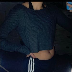 Long Sleeve Crop Top